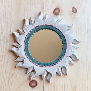 Home Interiors Vintage Southwest Sun wall Mirror